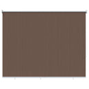 Udendørs rulleskærm 90% UV blok Gråbrun 220 x 230 cm HDPE