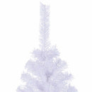 Kunstigt juletræ med 300 LED'er Hvid 180 cm PVC og Stål