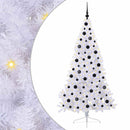Kunstigt juletræ med 300 LED'er Hvid 180 cm PVC og Stål