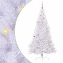 Kunstigt juletræ med 300 LED'er Hvid 180 cm PVC og Stål