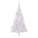 Kunstigt juletræ med 300 LED'er Hvid 180 cm PVC og Stål