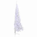 Kunstigt juletræ med 300 LED'er Hvid 180 cm PVC og Stål