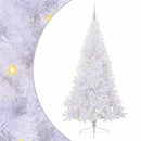 Kunstigt juletræ med 300 LED'er Hvid 180 cm PVC og Stål