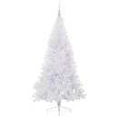 Kunstigt juletræ med 300 LED'er Hvid 180 cm PVC og Stål