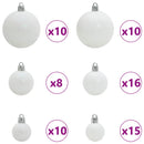 Kunstigt juletræ med 300 LED'er Hvid 180 cm PVC og Stål
