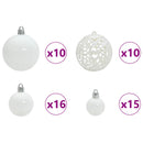 Kunstigt juletræ med 300 LED'er Hvid 180 cm PVC og Stål