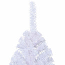 Kunstigt juletræ med 300 LED'er Hvid 180 cm PVC og Stål
