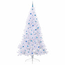 Kunstigt juletræ Hvid 240 cm PVC og Stål