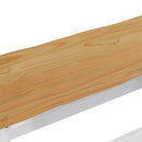 Spisebænk EKAI Hvid 91,5 x 29 x 45,5 cm Massivt fyrretræ