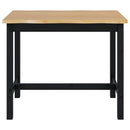 Høj Bar Bord EKAI Sort 112 x 70 x 91 cm Massivt fyrretræ