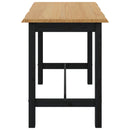 Høj Bar Bord EKAI Sort 112 x 70 x 91 cm Massivt fyrretræ