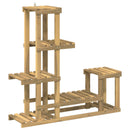 Planteholder Hvid 93,5 x 25 x 91,5 cm Massivt Akacietræ