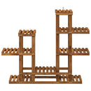 Planteholder Naturfarvet 118 x 25 x 96,5 cm Massivt Akacietræ