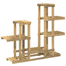 Planteholder Hvid 118 x 25 x 96,5 cm Massivt Akacietræ