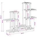 Planteholder Hvid 118 x 25 x 96,5 cm Massivt Akacietræ