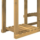 Planteholder Hvid 90 x 25 x 73 cm Massivt Akacietræ