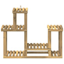 Planteholder Hvid 90 x 25 x 73 cm Massivt Akacietræ