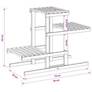 Planteholder Naturfarvet 82 x 36 x 60 cm Massivt Akacietræ