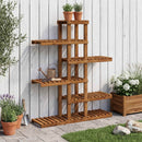 Planteholder Naturfarvet 93 x 25 x 114,5 cm Massivt Akacietræ