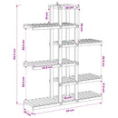 Planteholder Naturfarvet 93 x 25 x 114,5 cm Massivt Akacietræ