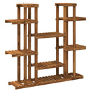 Planteholder Naturfarvet 123 x 25 x 114,5 cm Massivt Akacietræ