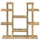 Planteholder Hvid 123 x 25 x 114,5 cm Massivt Akacietræ