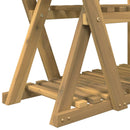 Planteholder Hvid 95 x 25 x 101,5 cm Massivt Akacietræ
