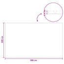 Solbadekar Dække Tung Kvalitet 300 x 200 cm 200 μm Firkantet PE