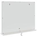 LED Makeup Spejl Hvid 58 x 10 x 47 cm Glas og Stål