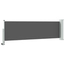 Side Markise 60 x 300 cm 100% polyester jern stål Rektangulær