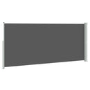 Udtrækkeligt side-markise 200 x 500 cm 100% polyester jern stål