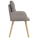 Spisestole 4 stk. Stof Gråbrun 60 x 56 x 96 cm