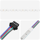 LED Strip 12 stk. Sort og Gennemsigtig Kobber og plastik