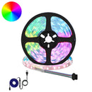 LED Strip 12 stk. Sort og Gennemsigtig Kobber og plastik