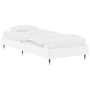 Sengestel Hvid 80 x 200 cm Konstrueret træ