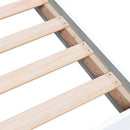 Gulvsengramme Hvid 80 x 200 cm Konstrueret træ