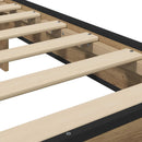 Sengestel med hovedgærde Artisan-eg 80 x 200 cm Konstrueret træ