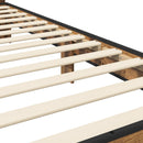 Sengestel med hovedgærde Gammelt træ 80 x 200 cm