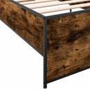 Sengestel Røget eg 80 x 200 cm Konstrueret træ