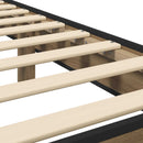Sengestel med hovedgærde Artisan-eg 80 x 200 cm Konstrueret træ
