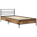 Sengestel Gammelt træ 80 x 200 cm Konstrueret træ