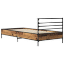 Sengestel Gammelt træ 80 x 200 cm Konstrueret træ