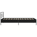 Sengestel Sort eg 80 x 200 cm Konstrueret træ