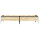 Sengestel Sonoma-eg 80 x 200 cm Konstrueret træ