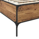 Sengestel Gammelt træ 80 x 200 cm Konstrueret træ