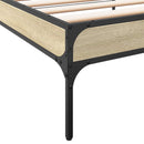 Sengestel Sonoma-eg 80 x 200 cm Konstrueret træ