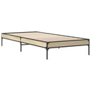Sengestel Sonoma-eg 80 x 200 cm Konstrueret træ