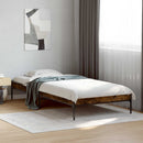 Sengestel Røget Eg 80 x 200 cm Konstrueret træ