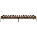Sengestel Røget Eg 80 x 200 cm Konstrueret træ