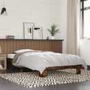 Sengestel Røget eg 80 x 200 cm Konstrueret træ